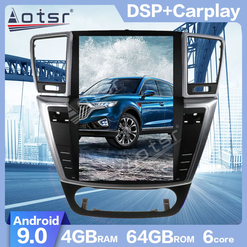 Вертикальный экран для телефона 2012 + GL 2013 Android 9 0 Tesla Style PX6 Автомобильный GPS