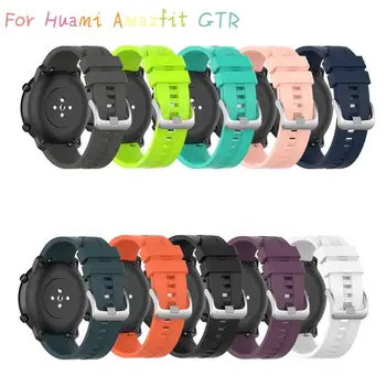 

2020 Strap For Huami Amazfit GTR Smart Watch 47mm 20mm Sport Silicone Belt Bracelet For Xiaomi Huami Amazfit Strap Accessories