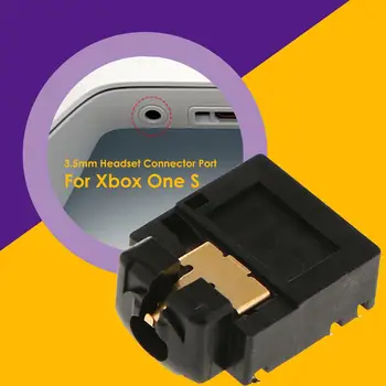 

Durable Headset Connector Ports Portable 3.5mm Headset Connector Port Socket Jack Plug Port Accessories for Xbox One S