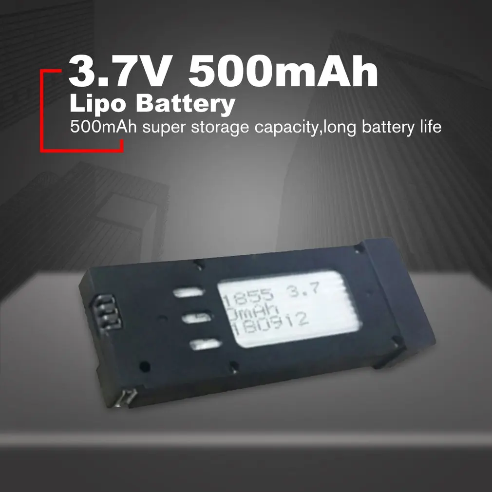 3,7 V 500mAh Lipo батарея для E58/S168/JY019/JD-19 RC Дрон запасные части Аксессуары Замена аккумуляторных батарей