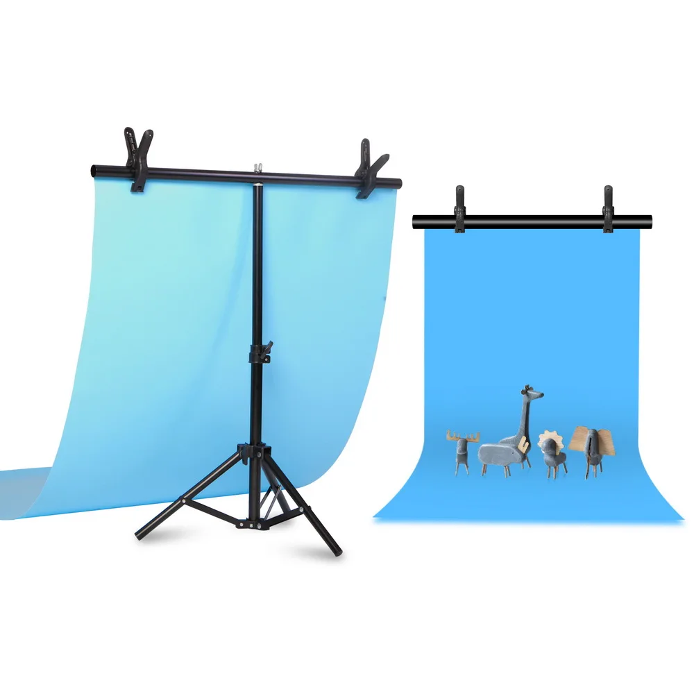 

PVC Background 68*130cm with tripod Solid Color Matt Frosted Plate Photography Backdrop Background Cloth Waterproof Anti-wrinkle