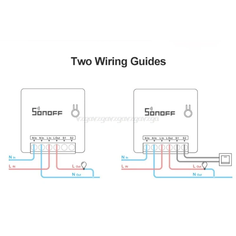Для Sonoff Мини DIY умный переключатель двустороннее управление маленький WiFi переключатель для Alexa Google домашняя система дистанционного управления O24 19