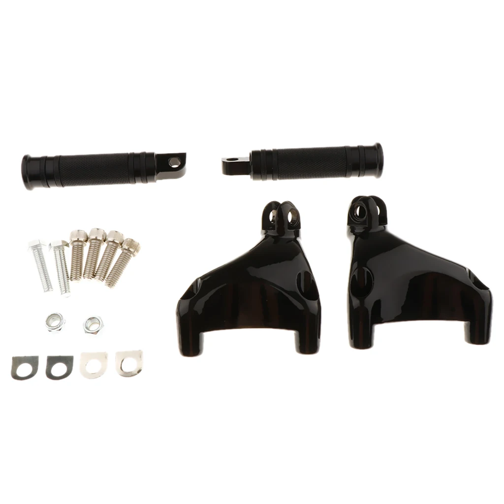 

Motorcycle Foot Pegs Footrest Aluminum Anti Vibration Footpegs Male Mount Pegs for Harley Sportster XL883/1200 X48 72 04-13