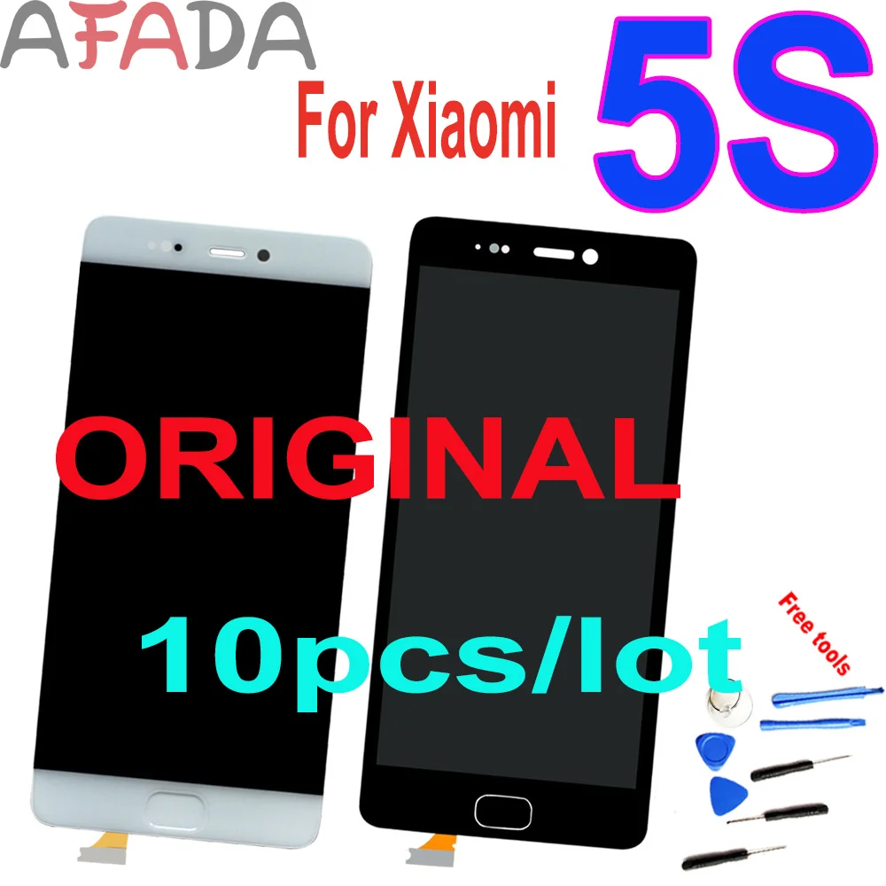 

5pcs 5.15"Original LCD For Xiaomi Mi 5S Mi5S LCD Display Screen Touch Sensor Digitizer Assembly for Xiaomi 5S Screen Replacement