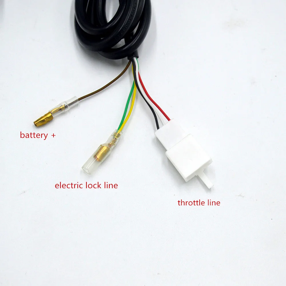 Велосипедная дроссельная заслонка Wuxing 24VV/36V/48V для электровелосипеда с