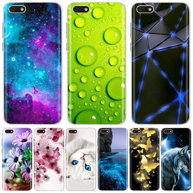Silicone Case for Huawei Y5 Prime 2018 Soft Tpu Phone For Y 5 / Lite Bumper Fundas | Мобильные телефоны и аксессуары
