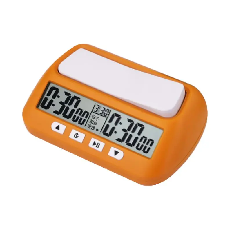 Schachuhr Count Up Down Timer für Brettspiel Schach Wettbewerb Zubehör N 