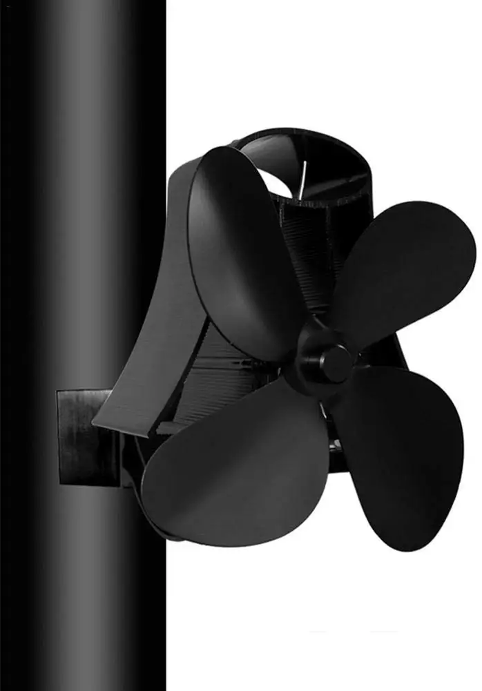Высокотемпературный магнит походный вентилятор 4 лопасти настенный бытовой вентилятор для камина охлаждающий вентилятор для камина