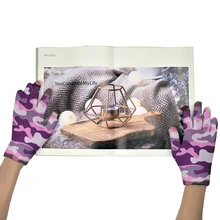 Moda camuflagem luvas ao ar livre para womne unisex 3d impresso tela de toque luvas casuais engraçado equitação jardim trabalho feminino