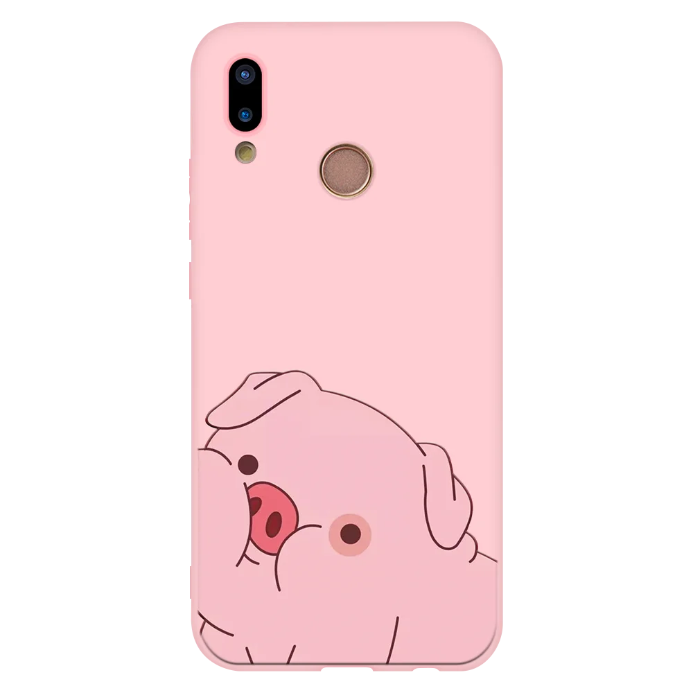 Свинья конфеты Единорог Цвет матовый чехол для huawei P20 P30 Коврики 20 10 Lite Pro P Smart P8 P9 P10 Lite чехол для телефона из силикона