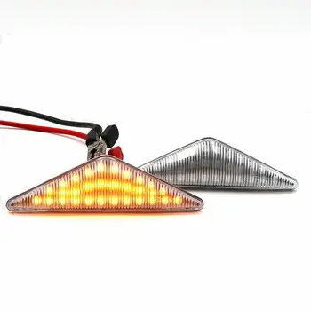 

2pcs Car Dynamic Flow Marker Side Turn Signal LED Lights Indicators For Ford Focus MK1 2001-2004 Car Turn Signal LED Lights