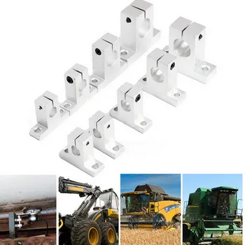 

4pcs/lot SK8 SK10 SK12 SK13 SK16 SK20 SK25 SK30 8mm linear bearing rail shaft support Table Router 3D printer Part