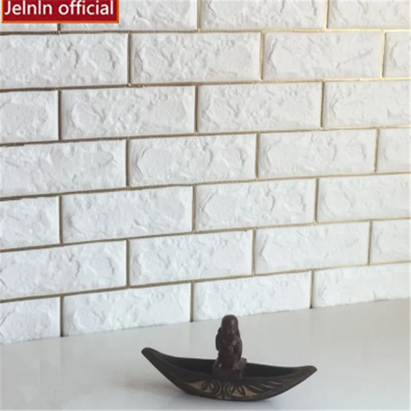Chinese black brick pattern antique wallpaper 3d foam self-adhesive wall tile culture stone background for kids | Дом и сад