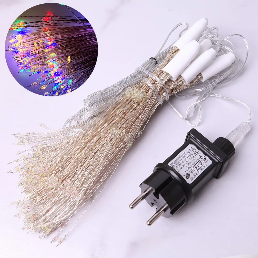 500 led firework luzes de natal dandelion