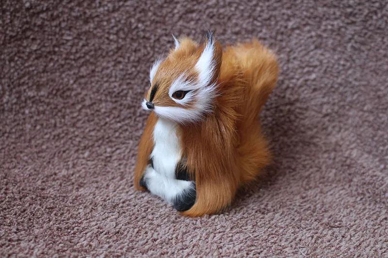 Simulation Squirrel Plush Stuffed Doll Animal Toy Children Gift Home Decor ys