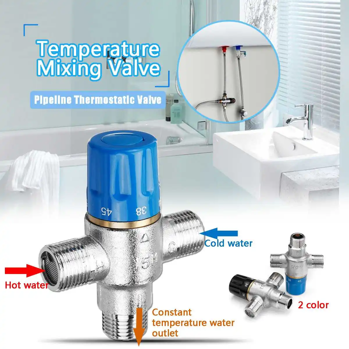 

Xueqin DN15 mixing valve bathroom faucet temperature mixing control valve home improvement
