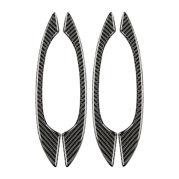 

For-Porsche MACAN Cayenne Car Carbon Fiber Stickers MACAN Cayenne Outer Door Handle Stickers Carbon Fiber Stickers