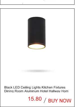 Surface Mounted LED Ceiling Lights Kitchen Fixtures COB Back ground Spot Lamp Angle Adjustable Black White Lampshade AC85-265V