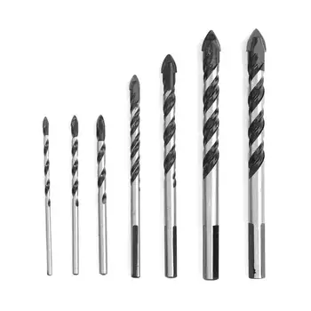 

7pcs/set Power Tools Diamond Drill Ceramic Glass Concrete Porcelain Punch Drills DIY Tile Wall Hole Saw Drilling