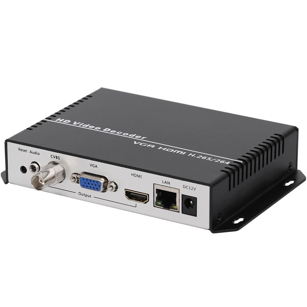 Декодер UHD H.265 H.264 HDMI VGA CVBS|Теле- и радиовещательное оборудование| |