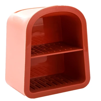 

1 Pc Double Layer Punch Free Wall Mounted Durable Soap Holder Soap Box Soap Storage Rack for Kitchen Bathroom Toilet