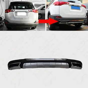 

For Toyota Rav4 RAV-4 2013 2014 2015 Car Rear Bumper ABS Chrome Protector Guard 1pcs