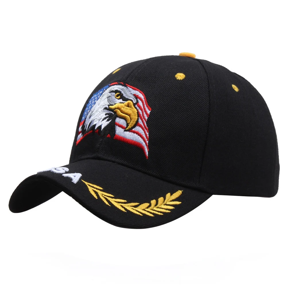 Eagle Embroidery Baseball Cap USA Flag Sports Snapback New Fashion Men Women Bones Tongue Trucker Dad Hats Casquette EP0049 (1)