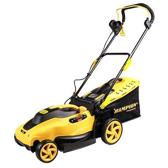 Газонокосилка эл. CHAMPION EM3815 (1 6 кВт пласт+ткань травосб. 45л шир.380мм выс.20 70мм 11