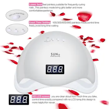 

SUN 48W Nail Dryer UV LED Lamp LCD Display 36 LEDs Nail Dryer Lamp For Curing Gel Polish Auto Sensing Nail Manicure Tools