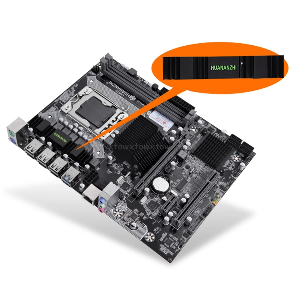 Huananzhi X58 LGA1366 DDR3 PC настольные компьютеры LGA 1366 компьютерные материнские платы подходят для сервера ECC REG ram Au27 19 Прямая поставка