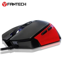 FANTECH X15 Wired Gaming Mouse 7 Button 4800 DPI Optical Game Mouse Macro RGB mouse For PC Computer FPS LOL CS Mouse gamer 2018 new usb2 0 3200dpi mechanical mouse game macro program metal compound water cooling game mouse for cf lol