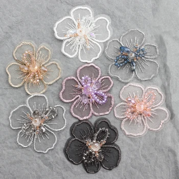 

Sanying L226 Charm diy flower shape bead pendant handmade diy earrings jewelry accessories jewelry making decorations 10pcs/lot