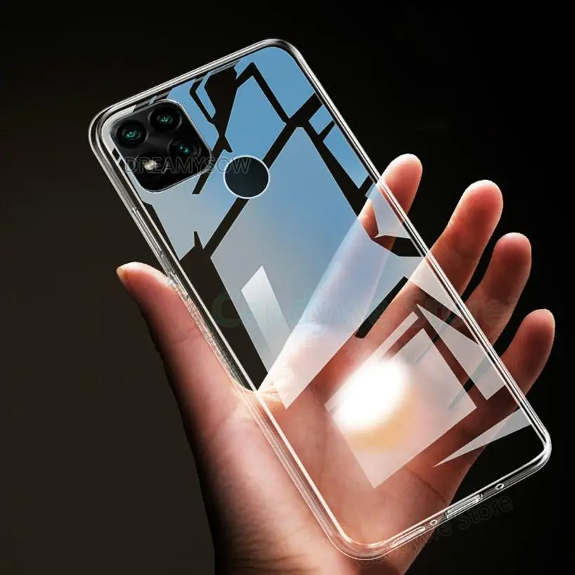 Funda transparente de TPU para Redmi 9 9A 9C 8 8A 7A Note 9 S 9 s Mi10T, funda de silicona para Redmi Note 7 8 8T 9 Pro Max