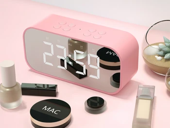 

Bluetooth Creative Audio Alarm Clock Student Simple Digital Smart Voice Alarm Clock Zegar Projektorem Electronic Watch SC OO50AC