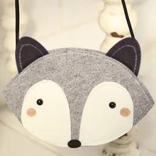 Детские модные рюкзаки с лисой; милая сумка для хранения; сумка на одно плечо