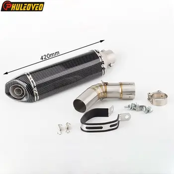 Motorcycle Exhaust Muffler with Link Pipe for Suzuki V-Strom 1000 (DL1000) 2014-2019 V-Strom 1050 (DL1050) 2020 2021 Escape Moto