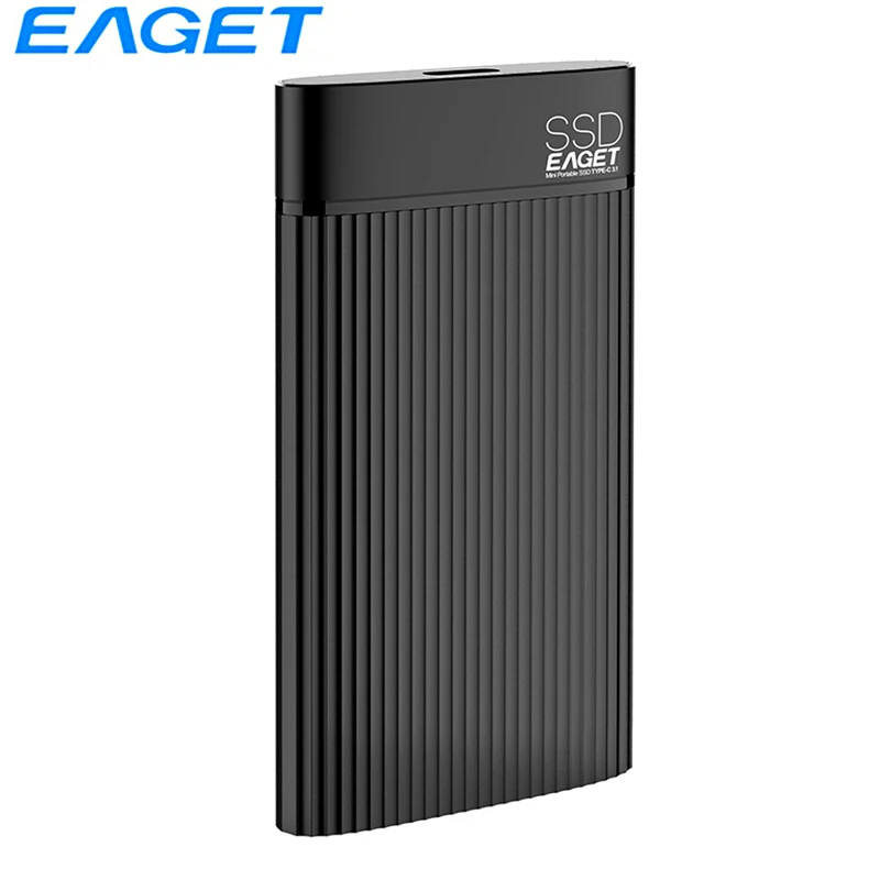 Внешний твердотельный накопитель Eaget 1 ТБ 512 ГБ 256 128 мобильный SSD Тип C USB 3