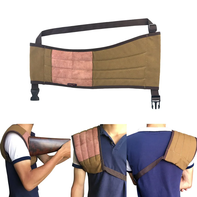 

Recoil reduction shoulder straps Hunting Harness Gun Rifle Shoulder Pad Gun Buttstock Recoil Shield Canvas Gun Accessories