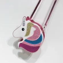 Весна 19 стиль Женская сумка Мори серия Сладкий мультфильм Единорог блесток сумка на плечо Милая многофункциональная сумка на плечо