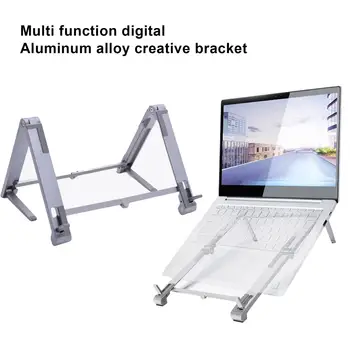 

Adjustable Foldable Alloy Heat Dissipation Desktop Laptop Holder Notebook Stand