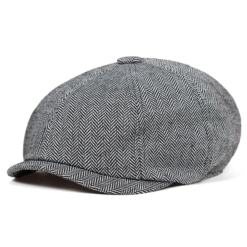 Nowe Retro gazeciarz czapki mężczyźni ośmiokątne kapelusze brytyjscy malarze czapki jesienne zimowe berety w jodełkę kaszkiety Hip Hop berety gorras 6 Nowe Retro gazeciarz czapki mężczyźni ośmiokątne kapelusze brytyjscy malarze czapki jesienne zimowe berety w jodełkę kaszkiety Hip Hop berety gorras 6