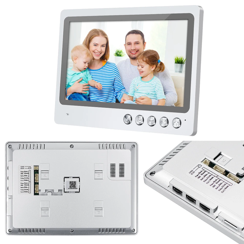 D9 Petite Sonnette Vidéo Intelligente WIFI Avec Carillon, Moniteur À  Distance Sans Fil, Sécurité E Door Ring Intercom Camera Door Bell  Surveillance, Interphone Vidéo, Vision Nocturne HD, Audio Bidirectionnel,  Caméra Vidéo Sans