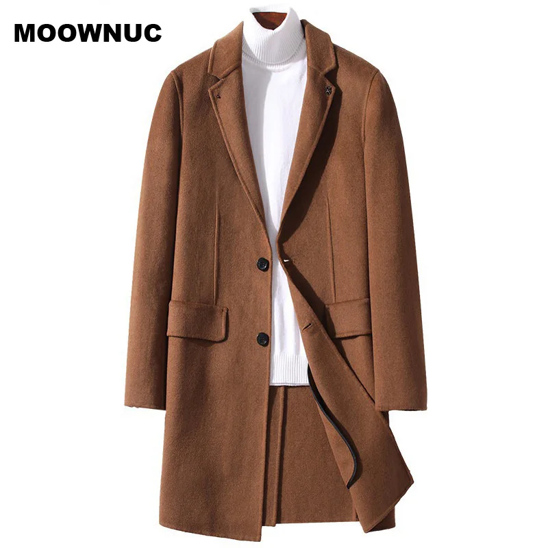 MOOWNUC men Wool Blend Men's Coat Woollen Overcoat Winter Autumn Men Coat Fashion Brand Clothing Lined Warm Woolen Overcoat Male MOOWNUC men Wool Blend Men's Coat Woollen Overcoat Winter Autumn Men Coat Fashion Brand Clothing Lined Warm Woolen Overcoat Male