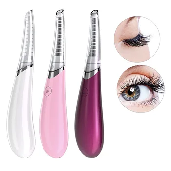 

Electric Eyelash Curler Heated Makeup Long Lasting Natural Eye Lashes Curling USB Rechargeable Auto Heating Beauty Tools