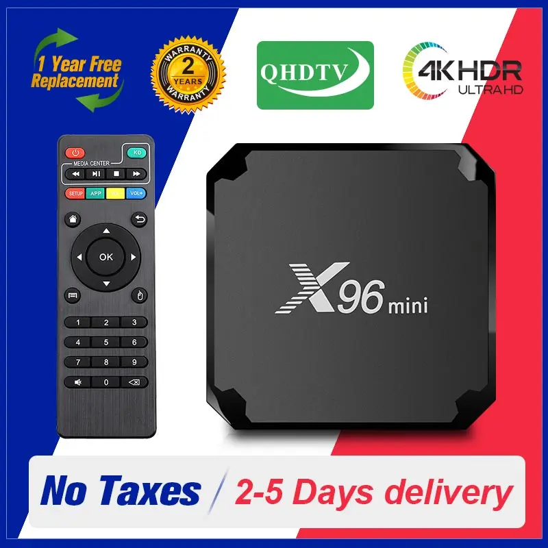 ТВ-приставка X96 Mini Android 9 0 qhdtv ip Amlogic S905W 1G8G 2G16G 2 4G Wi-Fi 4K смарт-ip PK MAX Plus | Электроника