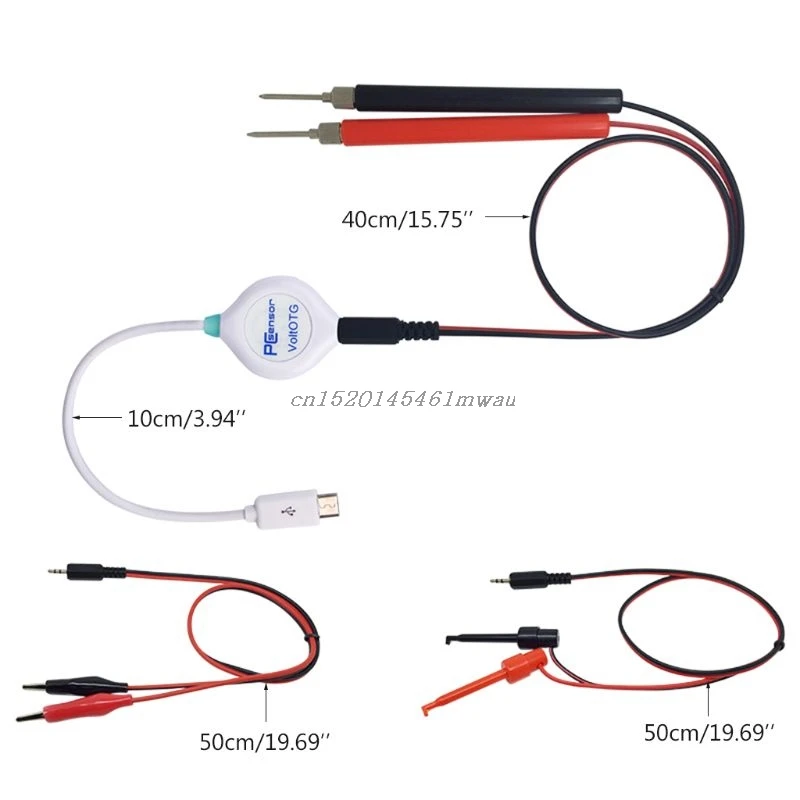 USB вольтметр OTG Android телефон тестер напряжения-40~ 40V DC файл сохранения данных VoltOTG