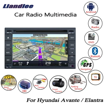 شراءLiandlee لشركة هيونداي أفانتي/إلنترا 2000 ~ 2006 راديو السيارة الاندورويد CD تحديد مواقع لمشغل أقراص دي في دي نافي خرائط الملاحة كاميرا OBD TV HD الشاشة