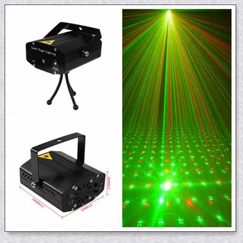 

High quality Black Mini Lazer Pointer Projector lights DJ Disco Laser Stage Lighting for Xmas Party Show Club Bar Pub Wedding