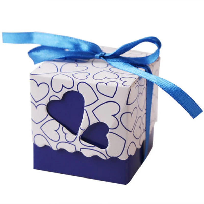 Luxury Wedding Boxes Favour Favor Sweet Cake Gift Candy Desk Decor for Birthday Party Festival | Дом и сад