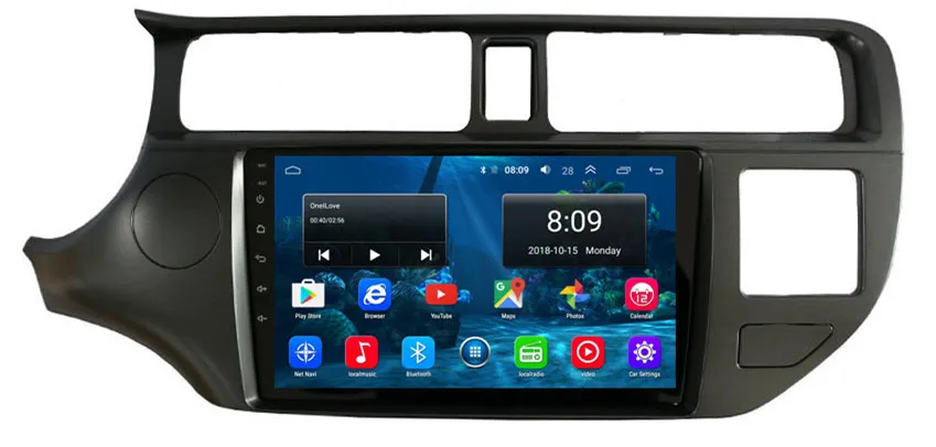 2.5D DSP Android 9,0 Автомобильный мультимедийный dvd-плеер для Kia RIO K3 2011 2012 2013 Автомобильный Радио gps навигация Авторадио стерео BT